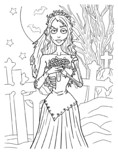 coloriage Les Noces Funèbres à imprimer
