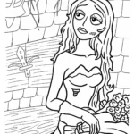 coloriage Les Noces Funèbres pour enfant a imprimer gratuit