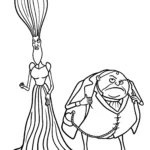 coloriage Les Noces Funèbres à imprimer pour enfant de 7 ans