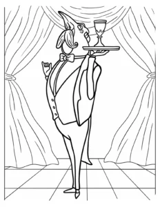 imprimer coloriage Les Noces Funèbres