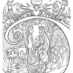 coloriage Les Noces Funèbres à imprimer gratuitement pdf