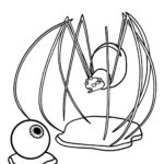coloriage Les Noces Funèbres à imprimer pour enfant de 3 ans