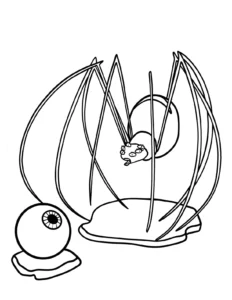 coloriage Les Noces Funèbres à imprimer pour enfant de 3 ans