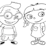 coloriage Little Einsteins pour enfant à imprimer