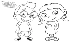 coloriage Little Einsteins pour enfant à imprimer
