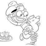 coloriage Little Einsteins pour enfant de 7 ans