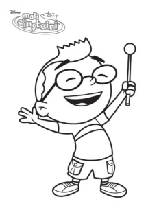 coloriage Little Einsteins à imprimer pdf gratuit