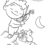 coloriage Little Einsteins et découpage à imprimer