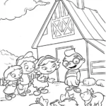 coloriage Little Einsteins a imprimer gratuitement