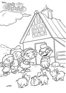 coloriage Little Einsteins a imprimer gratuitement