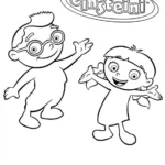 image de coloriage Little Einsteins pour enfant