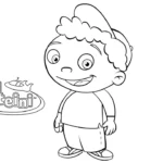 coloriage Little Einsteins et découpage à imprimer