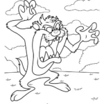 coloriage Looney Tunes à imprimer pour enfant de 7 ans