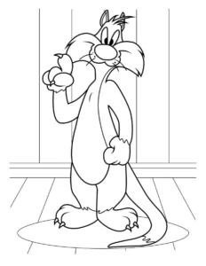 coloriage Looney Tunes pour enfants a imprimer