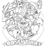 coloriage Looney Tunes pour enfant de 10 ans