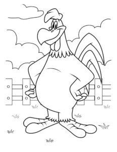 coloriage Looney Tunes à imprimer kawaii
