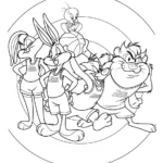 imprimer coloriage Looney Tunes gratuit