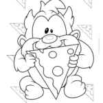 coloriage Looney Tunes à imprimer pour enfant de 6 ans