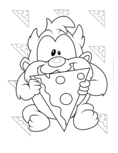coloriage Looney Tunes à imprimer pour enfant de 6 ans