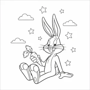 image pour coloriage Looney Tunes enfant