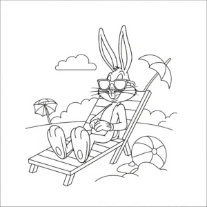 coloriage Looney Tunes et dessin a imprimer