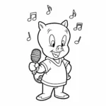 coloriage Looney Tunes pour primaire