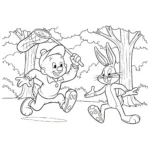coloriage Looney Tunes pour enfant à imprimer