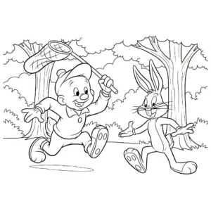 coloriage Looney Tunes pour enfant à imprimer