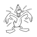 coloriage Looney Tunes pour enfant de 4 ans