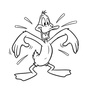 coloriage Looney Tunes pour enfant de 4 ans