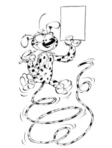 coloriage Marsupilami a colorier en ligne