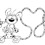 coloriage Marsupilami en ligne