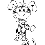 coloriage Marsupilami pour enfant gratuit