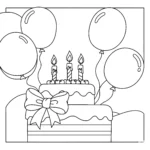 coloriage Noeud à imprimer kawaii