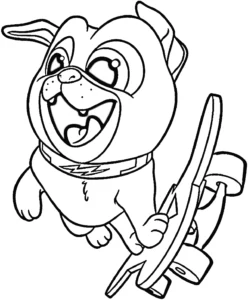 coloriage Puppy Dog Pals à imprimer gratuitement