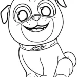 coloriage Puppy Dog Pals pour enfants à télécharger