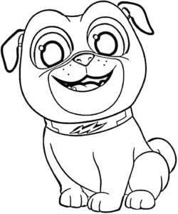 coloriage Puppy Dog Pals pour enfants à télécharger