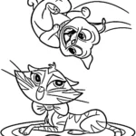 imprimer coloriage Puppy Dog Pals