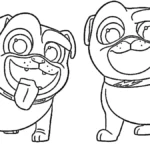 coloriage Puppy Dog Pals a imprimer
