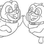 coloriage Puppy Dog Pals pour enfant