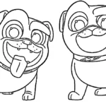coloriage Puppy Dog Pals gratuit pour enfants