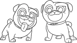 coloriage Puppy Dog Pals gratuit pour enfants