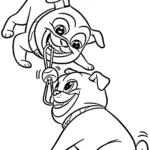 coloriage Puppy Dog Pals de pour enfants