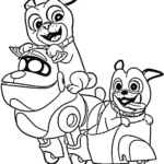 coloriage Puppy Dog Pals a telecharger