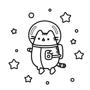 imprimer coloriage Pusheen gratuit