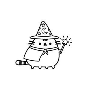 coloriage Pusheen pour enfants a imprimer