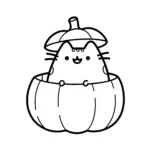 coloriage Pusheen d
