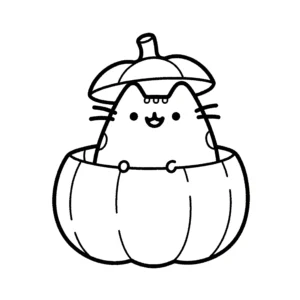 coloriage Pusheen d