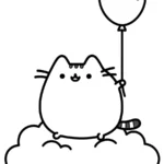 coloriage Pusheen pour bebe a imprimer