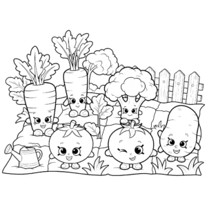 coloriage Shopkins gratuit à imprimer